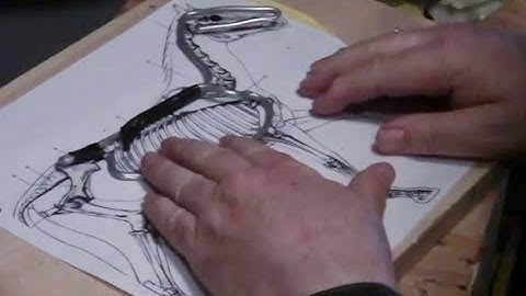 Sculptor David Lemon - Making a Wire Armature for a Horse