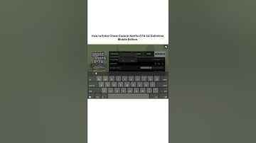 How to Enter Cheat Code in Netflix GTA SA Definitive Mobile Edition