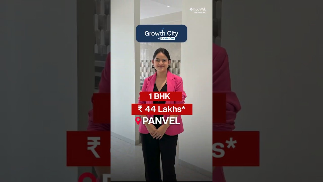 La Mer One Growth City | 📞7738888141| 1 BHK Sample Flat Video | La Mer One Panvel | Project Overview