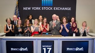She's the First Rings the NYSE Closing Bell!