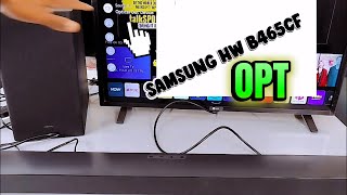 How to Connect Samsung HW-B46CF Soundbar to TV with an Optical Cable @Vinneltv