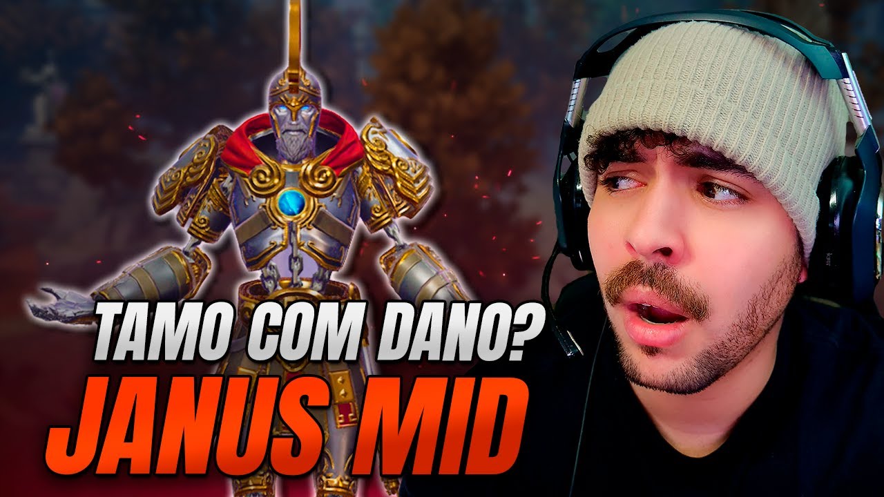 DESCOBRI O SEGREDO PRA DAR DANO COM MAGO! JANUS MID SMITE 2 CONQUISTA