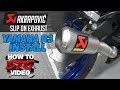 Akrapovic Slip-on Exhaust Install on a 15-17 Yamaha R3 | SportbikeTrackGear.com