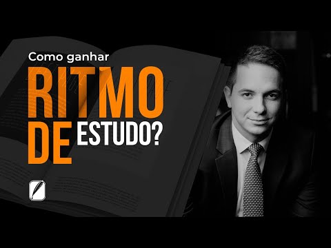Como ganhar RITMO de ESTUDO para a prova? - José Roberto