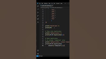 How to find and remove duplicates in Pandas dataframe #python