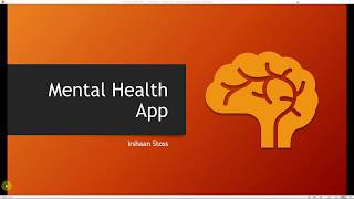 Final Presentation - Mental Health App - IrshaanStoss screenshot 5