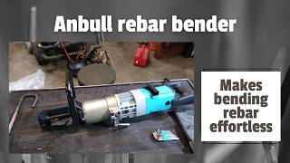 Anbull rebar bender makes bending rebar look effortless