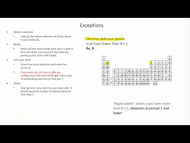 ⁣Exceptions to Lewis structure rules | Bonds | meriSTEM