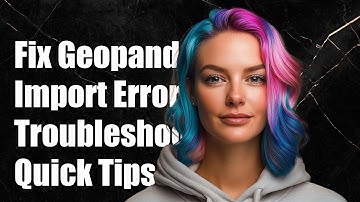 How to Fix Geopandas Import Error: Troubleshooting Tips and Solutions