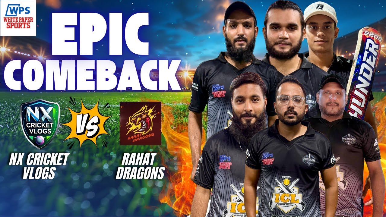 From Down to Dominant! 🔥 ICL Match 2- NX Cricket Vlogs VS Rahat Dragons