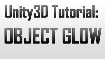 Adding an object glow in Unity