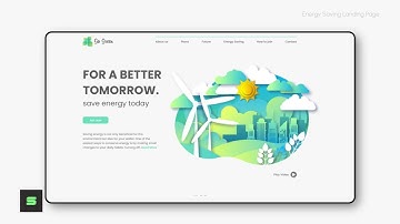 Energy Saving Landing Page - Concept | Figma | Adobe Xd | UI/UX | Design