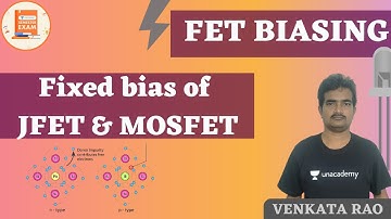Fixed bias of JFET & MOSFET | FET Biasing | GATE/ESE | Venkata Sir