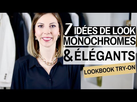 Vidéo: Tenue monochrome : comment porter et ne pas avoir l'air ennuyeux