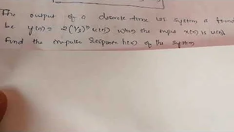 Transform Analysis of LTI System (ZT)