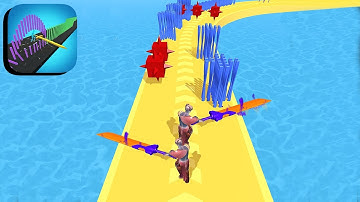 SHARP SLASH ALL LEVELS GAMEPLAY ANDROID,IOS (LEVELS 56-57)