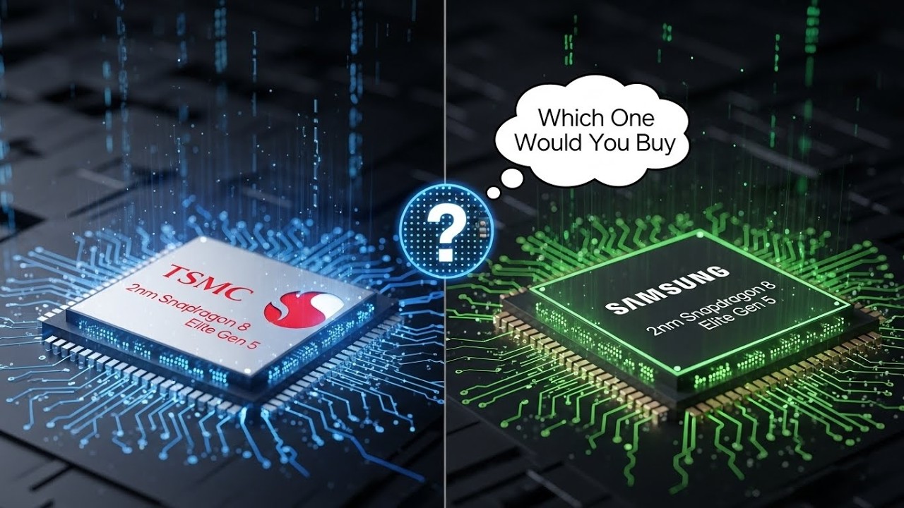 TSMC против Samsung 2-нм Snapdragon 8 Elite Gen 5 – какой бы вы купили?