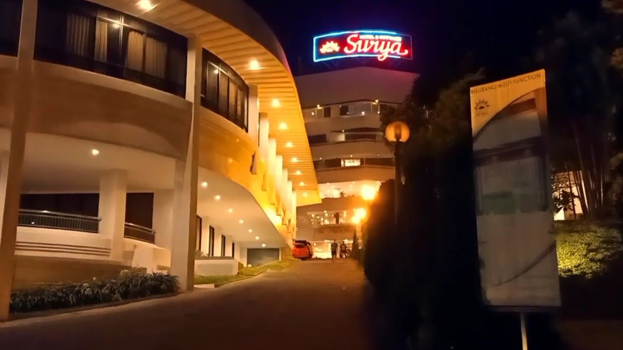 hotel Surya Tretes Prigen hotel Mojokerto semeru di malam hari