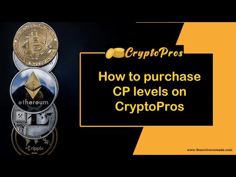 How to purchase CP levels on CryptoPros