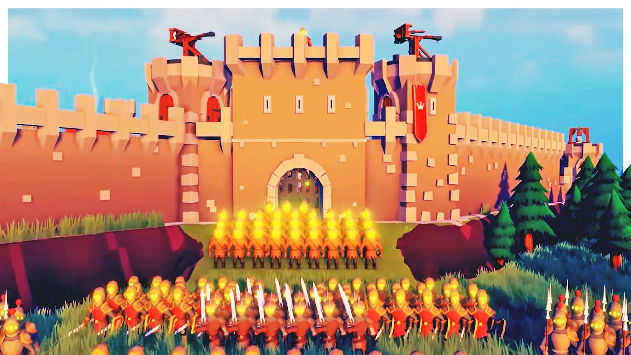 Fortifying with Stone Walls & a Massive Army to Survive the Enemies Siege - Becastled