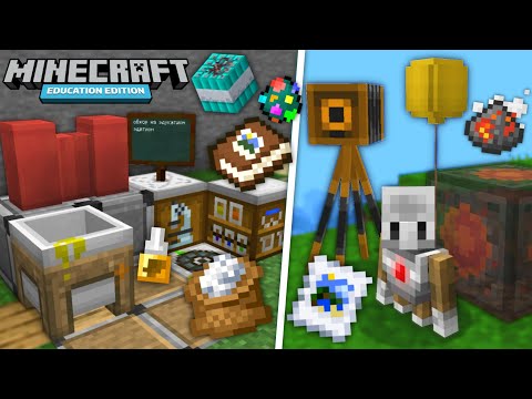 Видео: Полный Обзор Minecraft Education Edition | Программирование, Химия, Эксклюзивные и Секретные Вещи