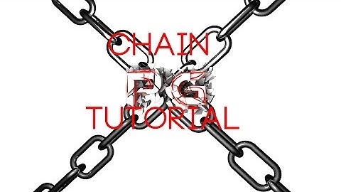 Cinema 4D Simple chain tutorial