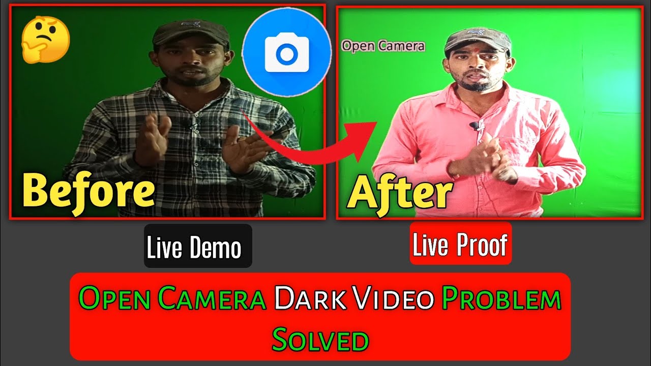 Open Camera Dark Mode Automatic not Working Problem 2021 Open Camera