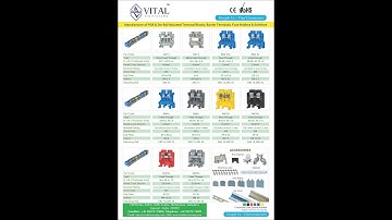 Made In India Terminal Blocks & Connectors. #vitalelectrocomp #connectors #terminalblocks #switches