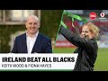 Ireland beat New Zealand | Keith Wood & Fiona Hayes | #OTBRugby
