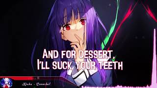 Nightcore: cannibal song artist(s): kesha official video:
https://youtu.be/2ura9zbsy8c support the original -
https://bitchimblessed.com/ ...