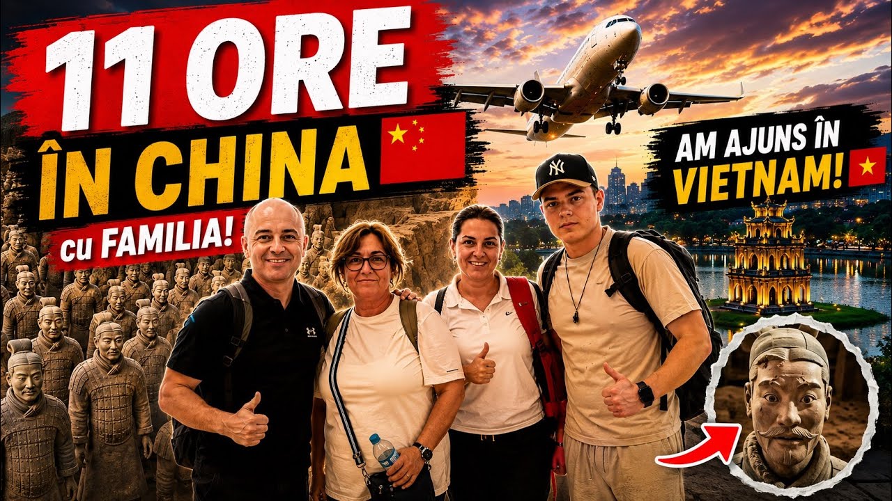 11 ORE ÎN CHINA cu FAMILIA! Am vizitat ARMATA DE TERACOTĂ din Xi'an