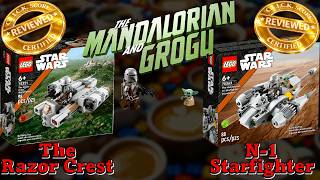 LEGO Razor Crest Microfighter AND LEGO The Mandalorian N-1 Starfighter Microfighter - LEGO Review