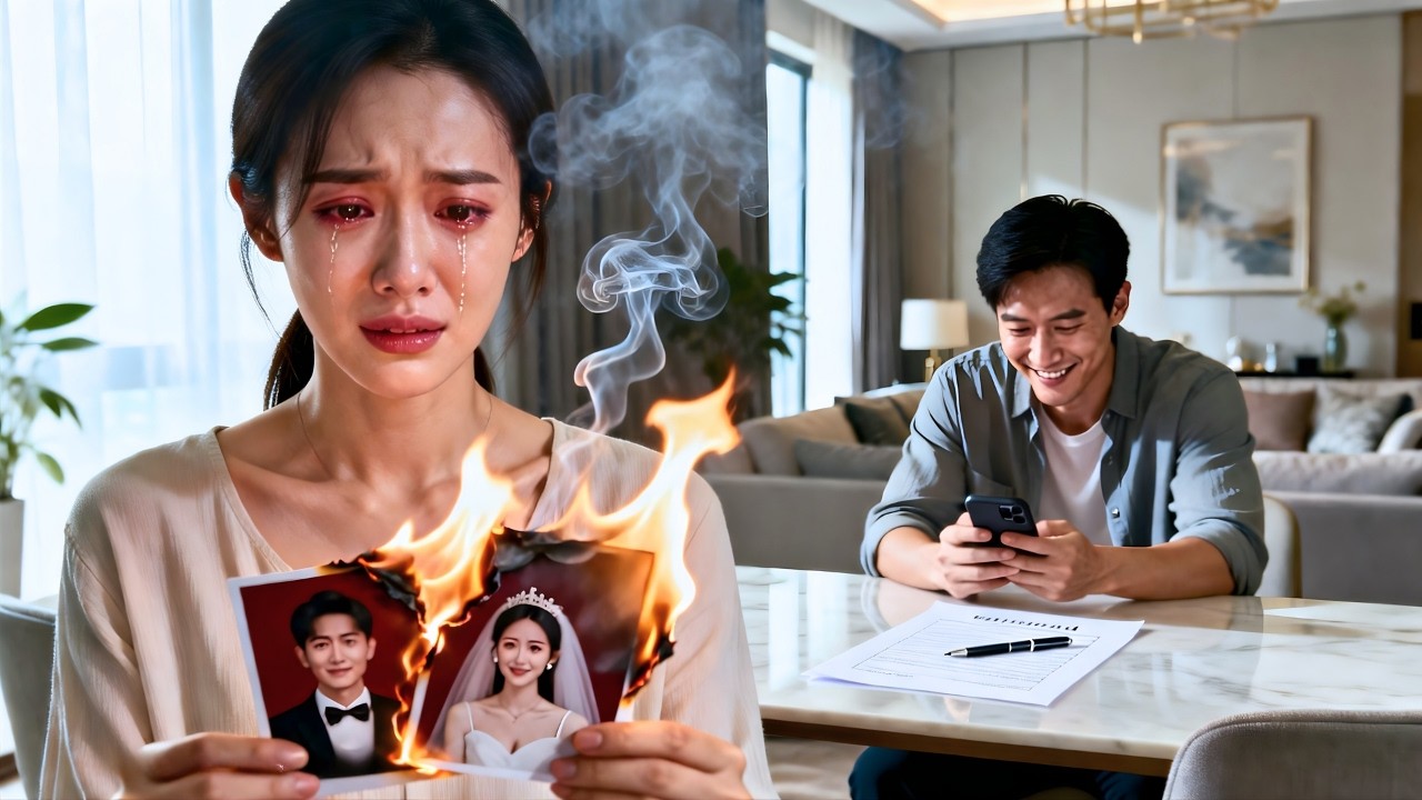 Ella descubre los mensajes de su esposo con la amante; pide el divorcio y desaparece para siempre!