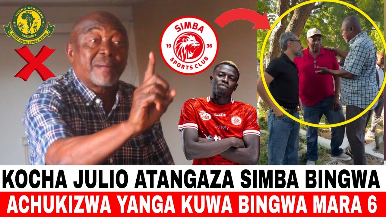 JULIO ACHAFUKWA HATA KWA DHURUMA SIMBA BINGWA MSIMU HUU/LAZIMA NIONGEE UKWELJ
