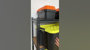 Heavy-Duty Garage Makeover: REIBII 48" Shelving Holds 2000LBS