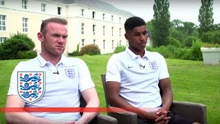 EXCLUSIVE: England & Man Utd pair Rooney & Rashford on Euro 2016 | FATV News