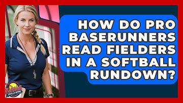 How Do Pro Baserunners Read Fielders In A Softball Rundown? - Softball Basics and Beyond
