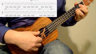 Video thumbnail of "Moonlight Sonata by Beethoven + UKULELE TAB!!"