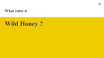 Wild Honey color #eecc00 hex color - Yellow color - Cool color eecc00