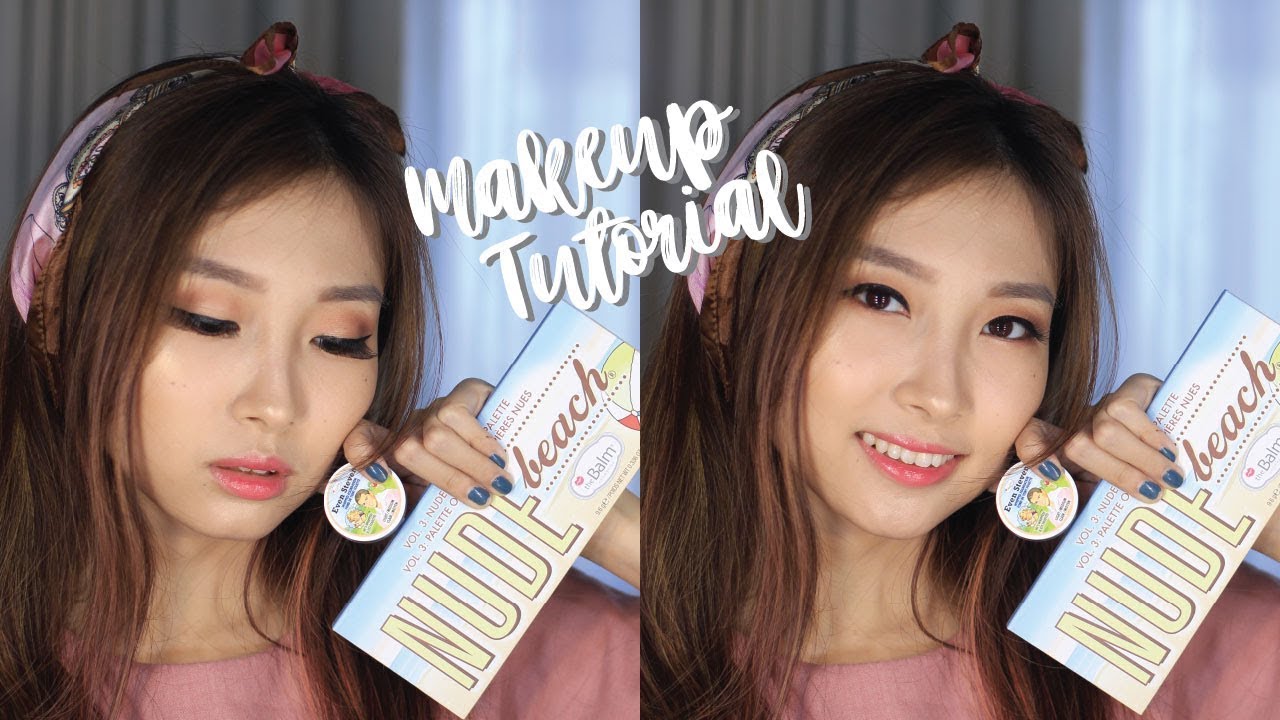 Makeup Tutorial The Balm Nude Beach ♡