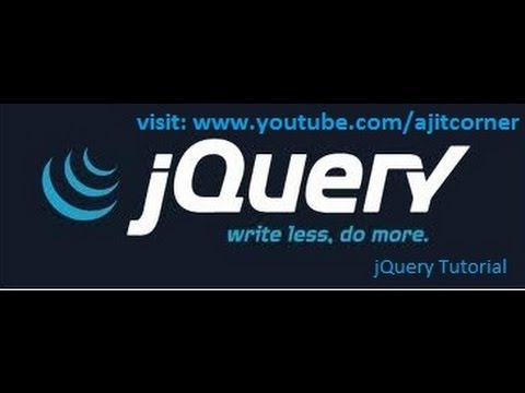 JQuery Tutorial - Learn Different Type of Terms in JQuery
