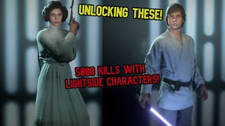 Unlocking FARMBOY Luke Skywalker and PRINCESS Liea Organa skins! (Full Video)