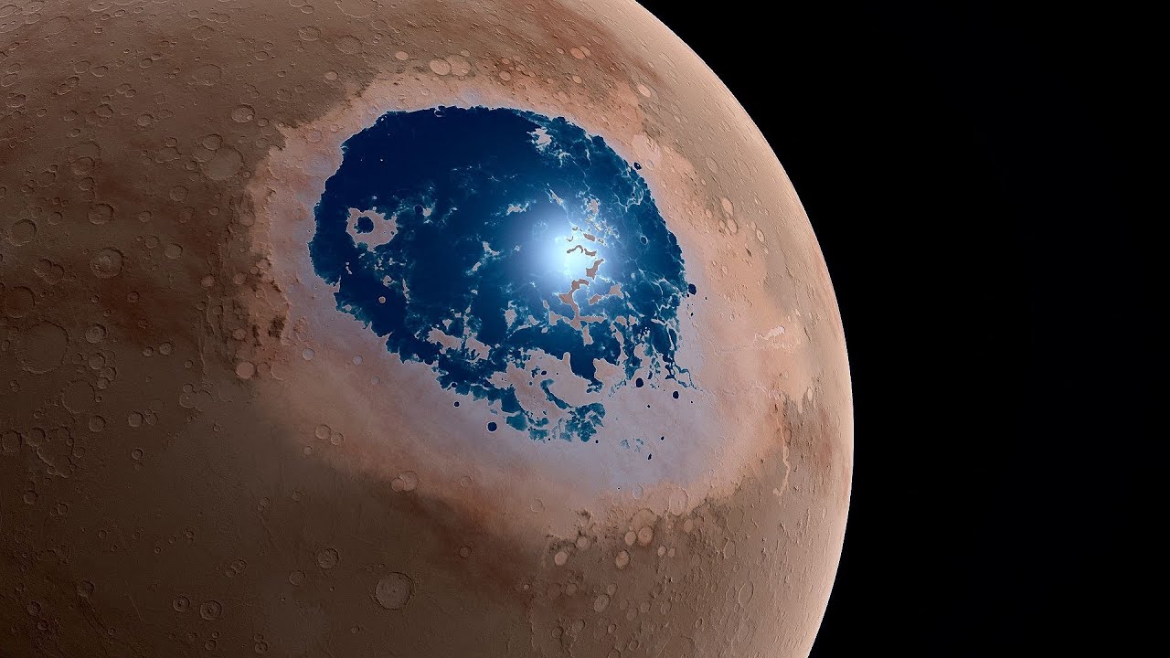 Mars' Hellas Basin 4 Billion Years Ago - Deepest Place On Mars