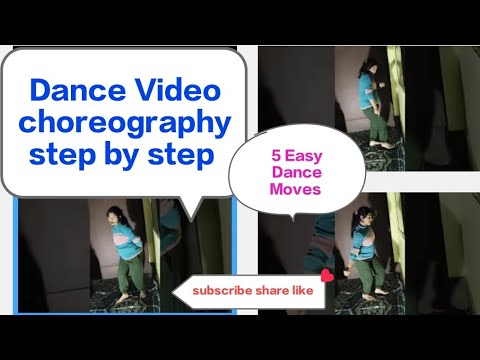 Dance video choreography step by step | Dance Tutorial | 5 Basic Dance ...