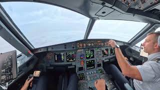 A320 Ceo Smooth Landing Unbb-Uudd Svr652 Pit View & Pilot Commentary