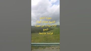 سورة الحج# قران كريم#الشيخ هشام الهراز#قراءة خاشعة.