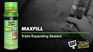 Fill Large Gaps Around Your Home With Max Fill Triple Expanding Sealant