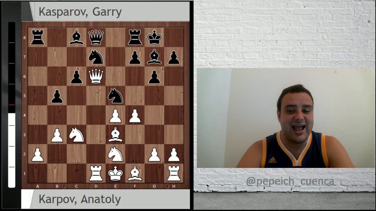 El mayor vapuleo de Kasparov a Karpov