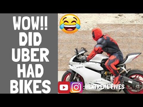 Uber Prank Videos|Motorcycle Edition