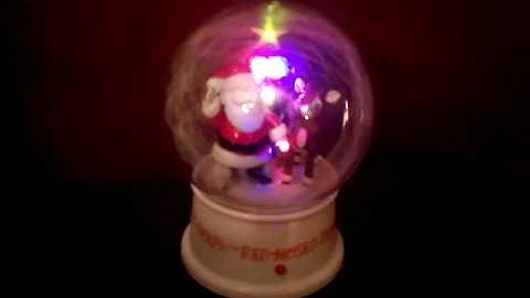 Rudolph snow globe